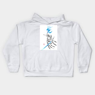 Magical Samurai Blue #2 Kids Hoodie